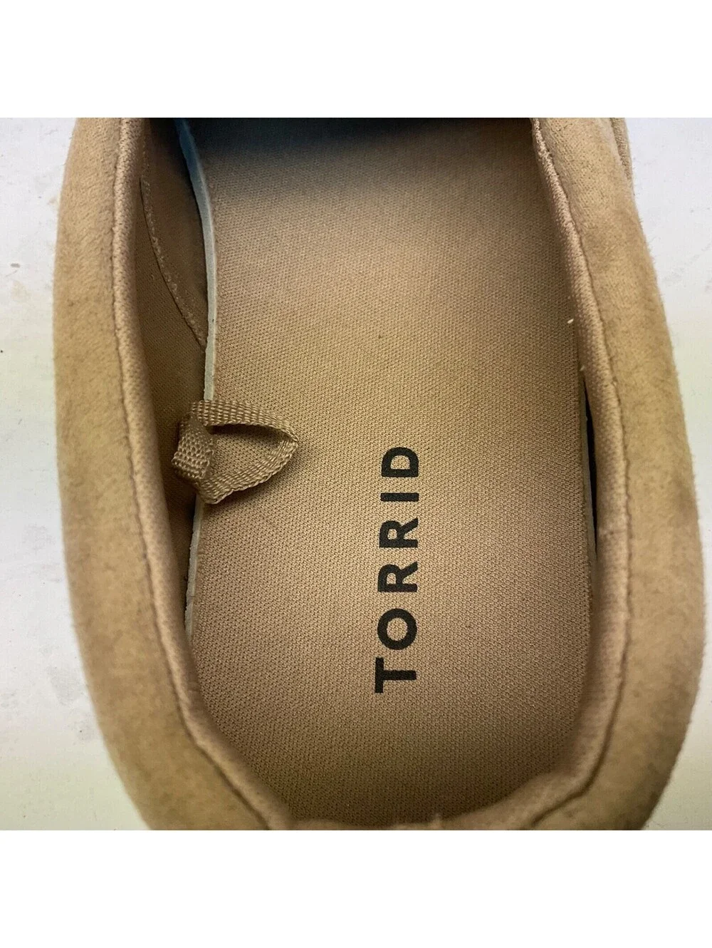 Torrid Women's Plus Size Slip-On 41130091 Flat Casual Sneakers Tan Size 9WW
